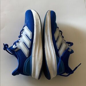 Adidas Royal Blue and White Running Shoes size 6